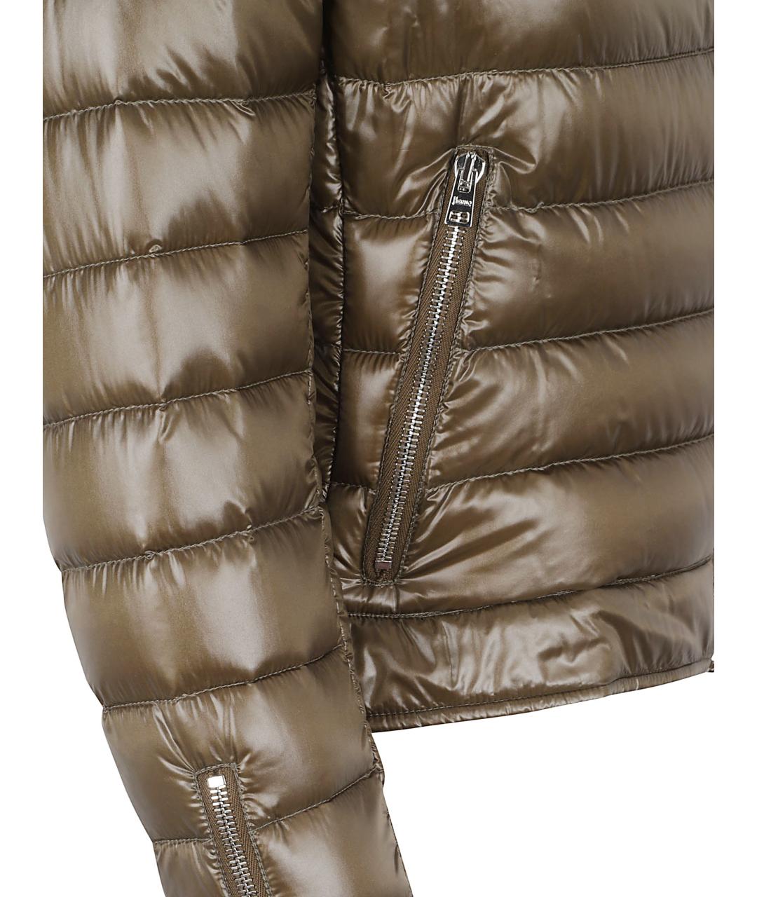 HERNO Хаки полиамидовый пуховик, фото 2