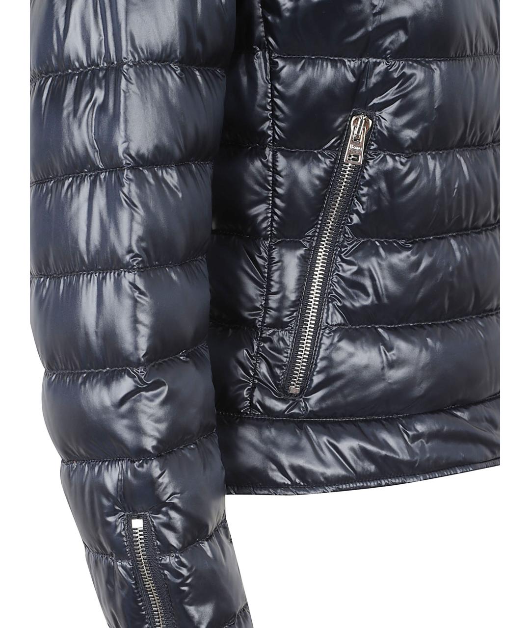 HERNO Синий полиамидовый пуховик, фото 2