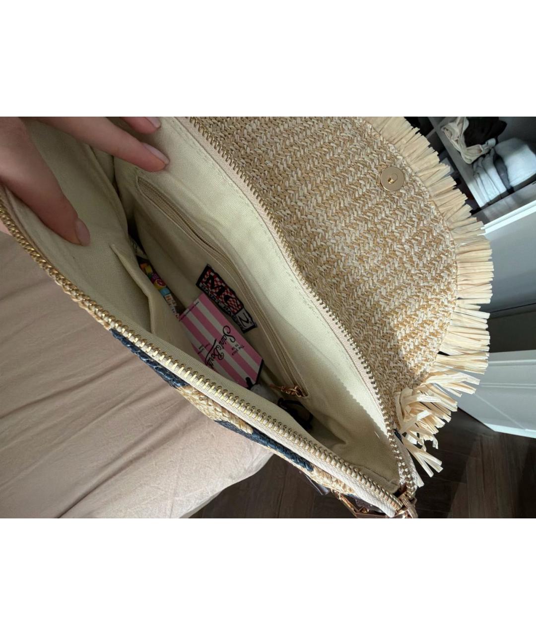 MC2 SAINT BARTH Бежевая пляжная сумка, фото 3