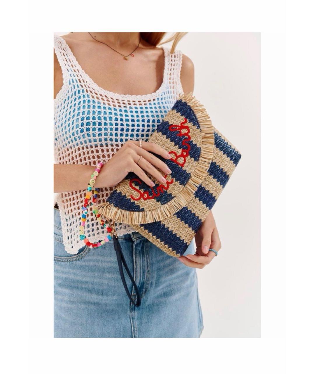 MC2 SAINT BARTH Бежевая пляжная сумка, фото 5