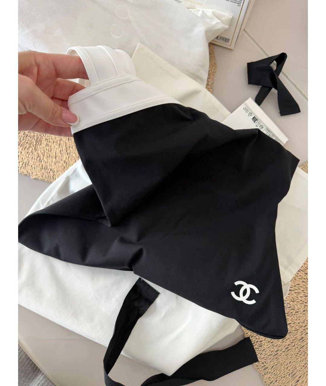 CHANEL Черный купальник, фото 2