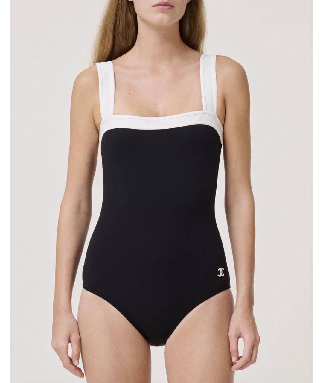 CHANEL Черный купальник, фото 3
