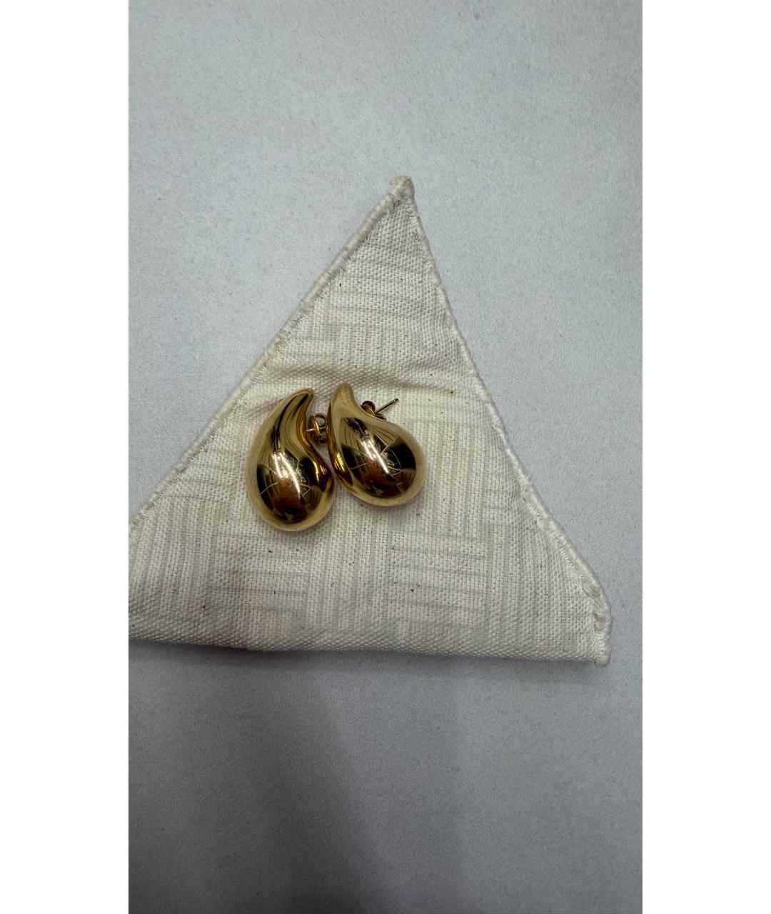 BOTTEGA VENETA Золотые позолоченные серьги, фото 2