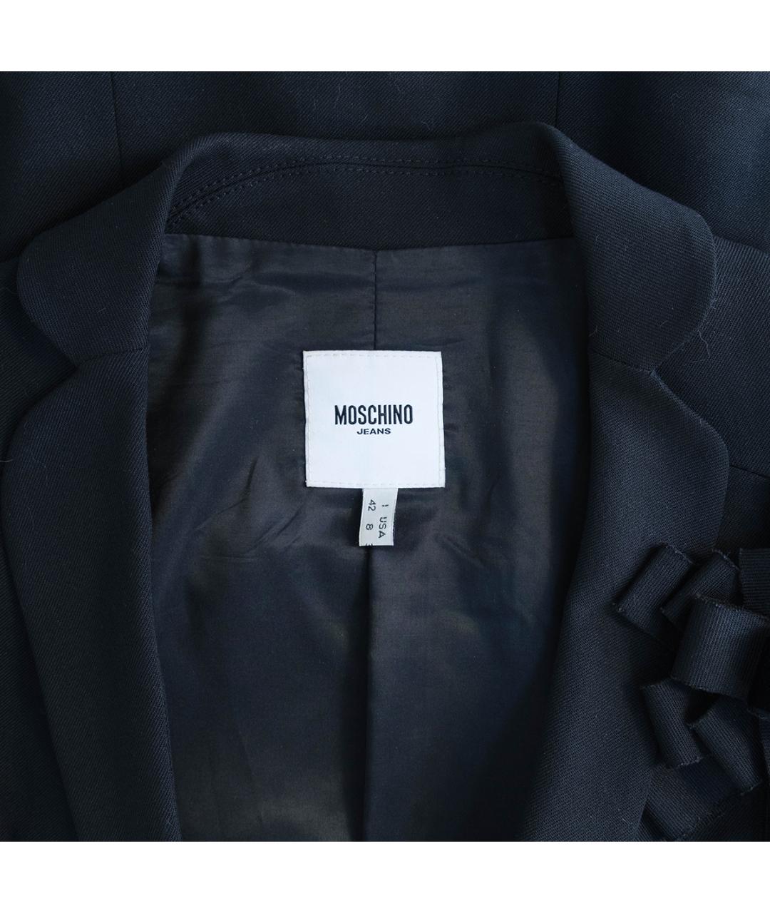 MOSCHINO Черный жакет/пиджак, фото 3