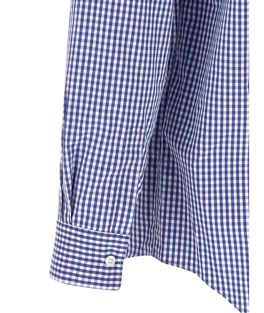 COMME DES GARÇONS SHIRT Синяя хлопковая кэжуал рубашка, фото 4