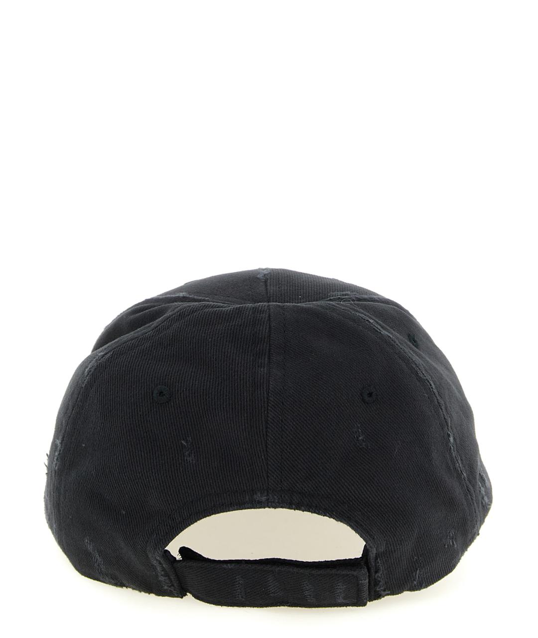 BALENCIAGA Черная хлопковая кепка/бейсболка, фото 3