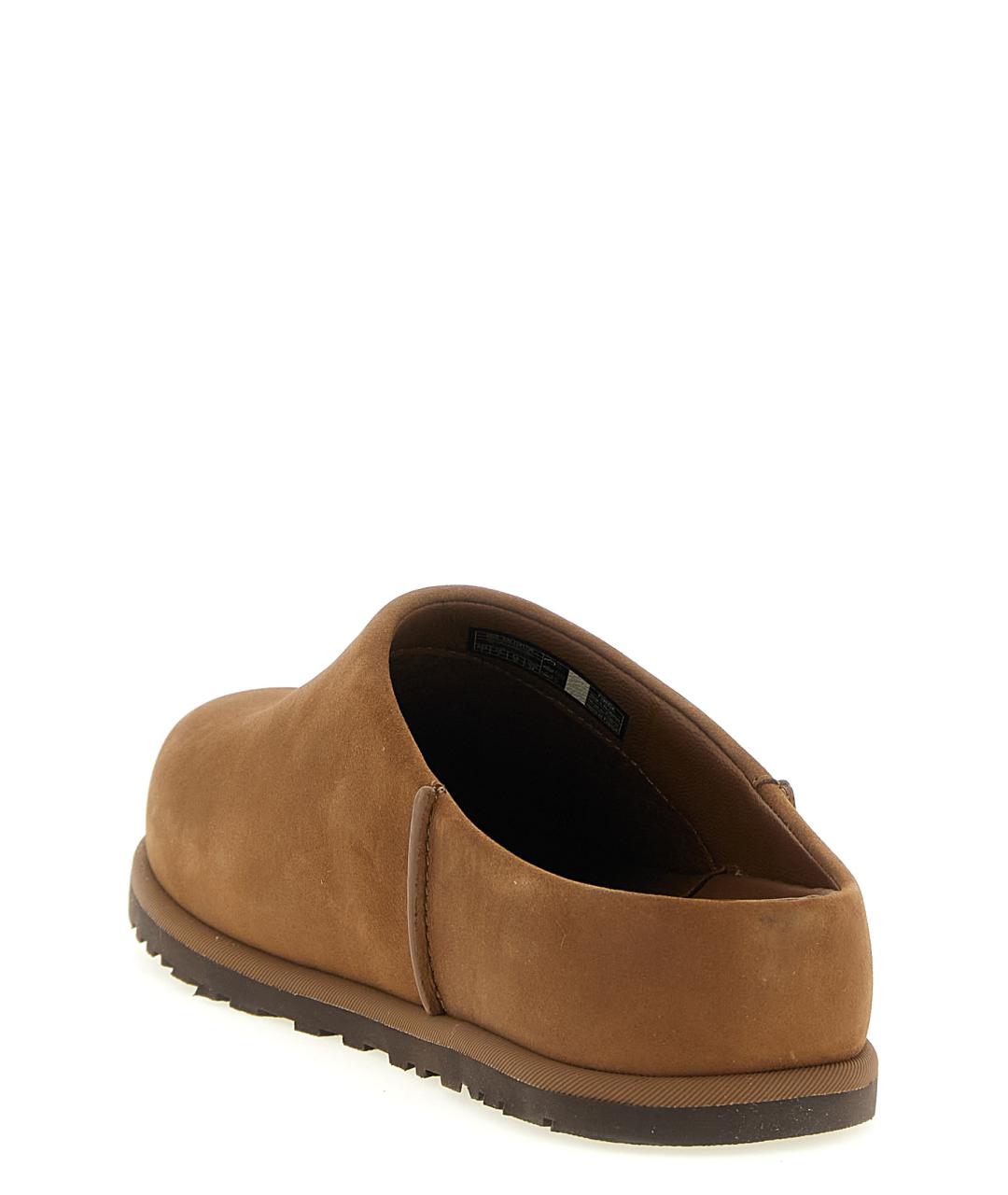 UGG AUSTRALIA Коричневые нубуковые сабо, фото 3