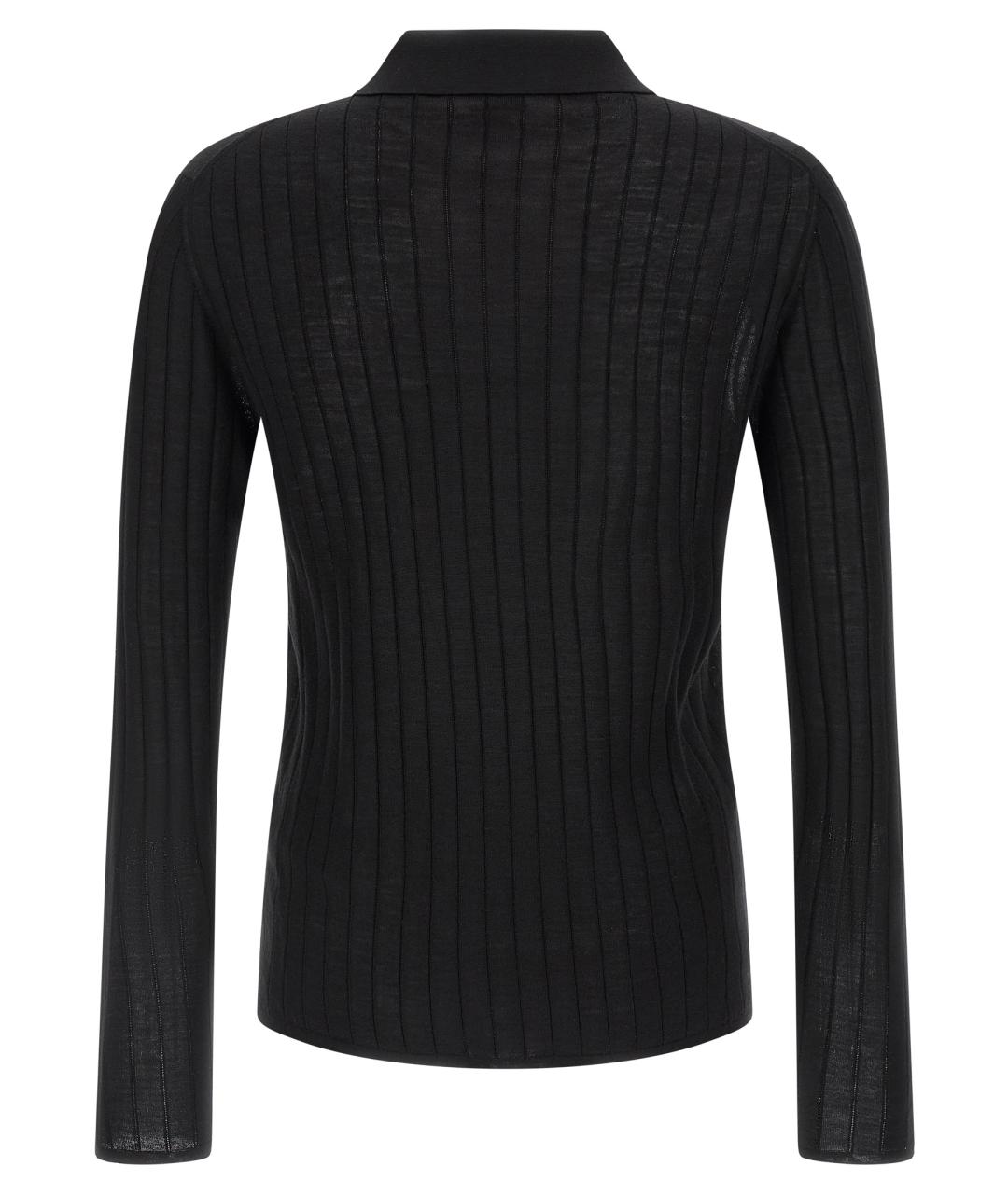 SAINT LAURENT Черный шерстяной джемпер / свитер, фото 2