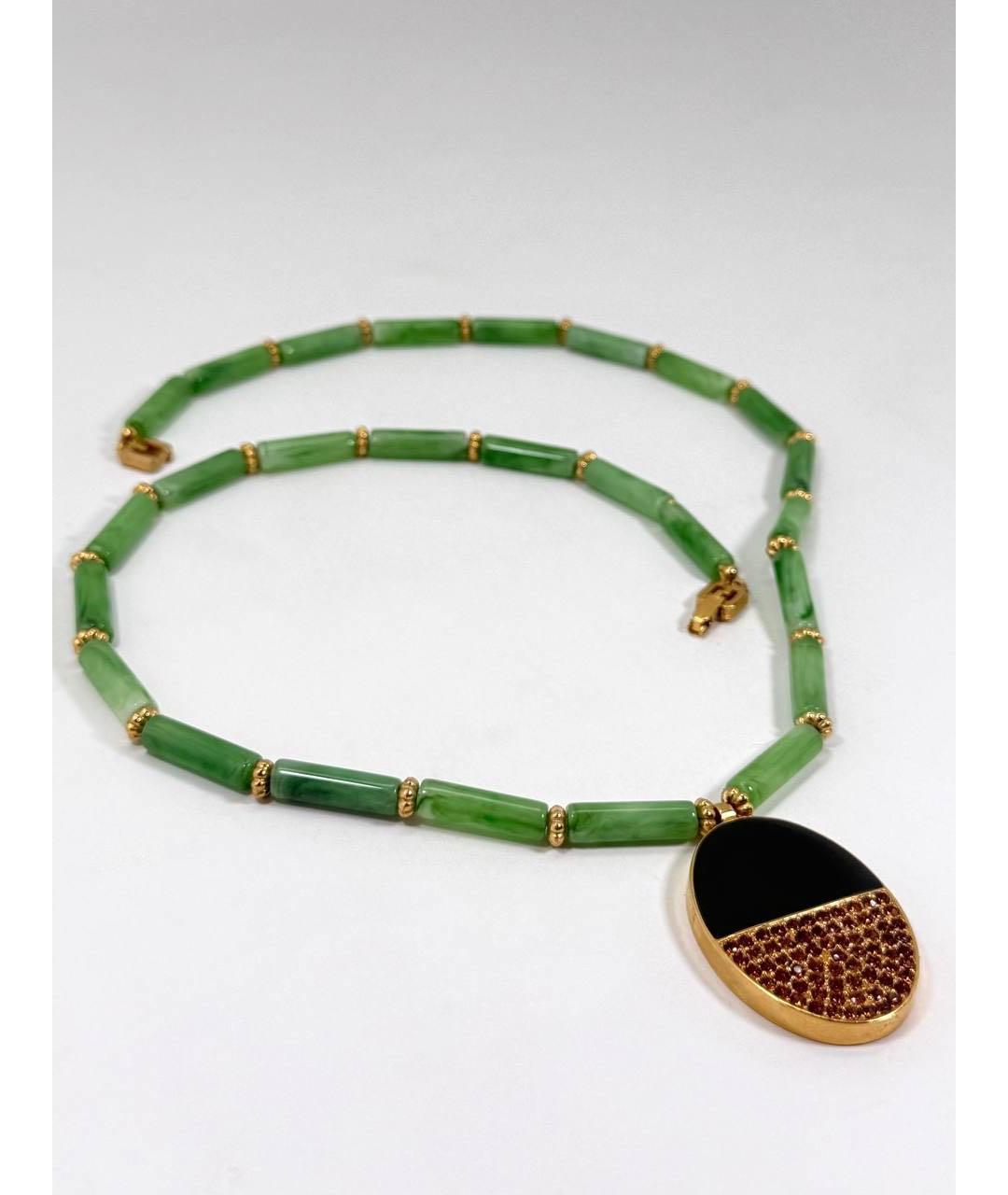 GIVENCHY Мульти нефритовое колье, фото 9