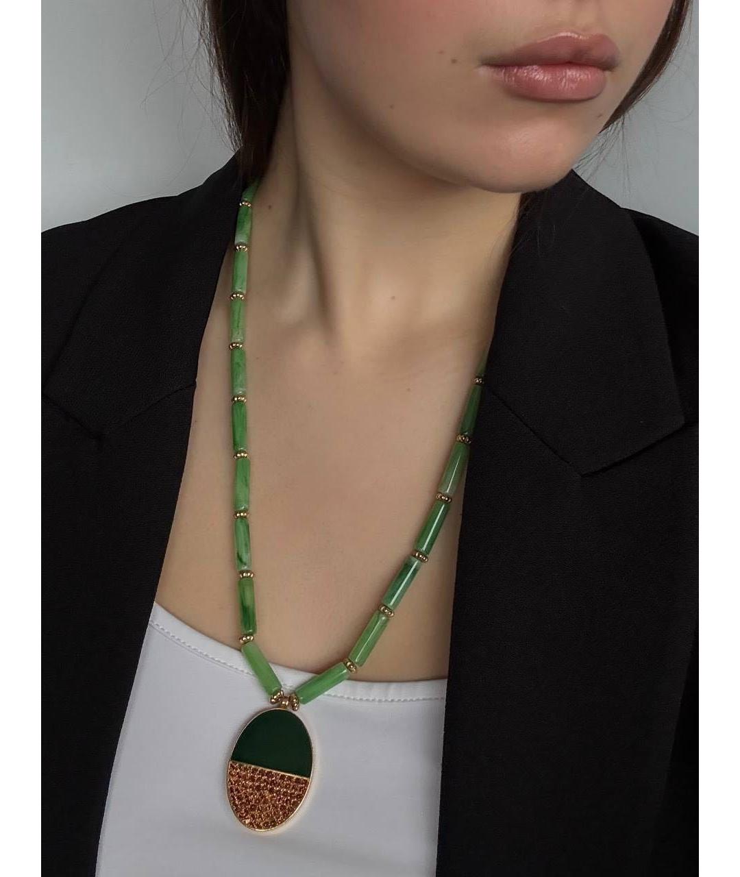 GIVENCHY Мульти нефритовое колье, фото 8