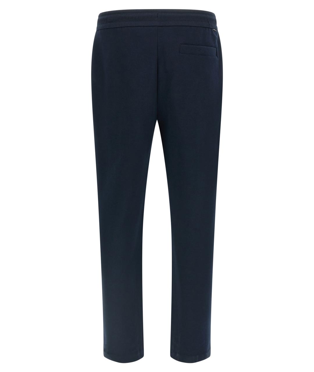 HUGO BOSS Синие хлопковые повседневные брюки, фото 2