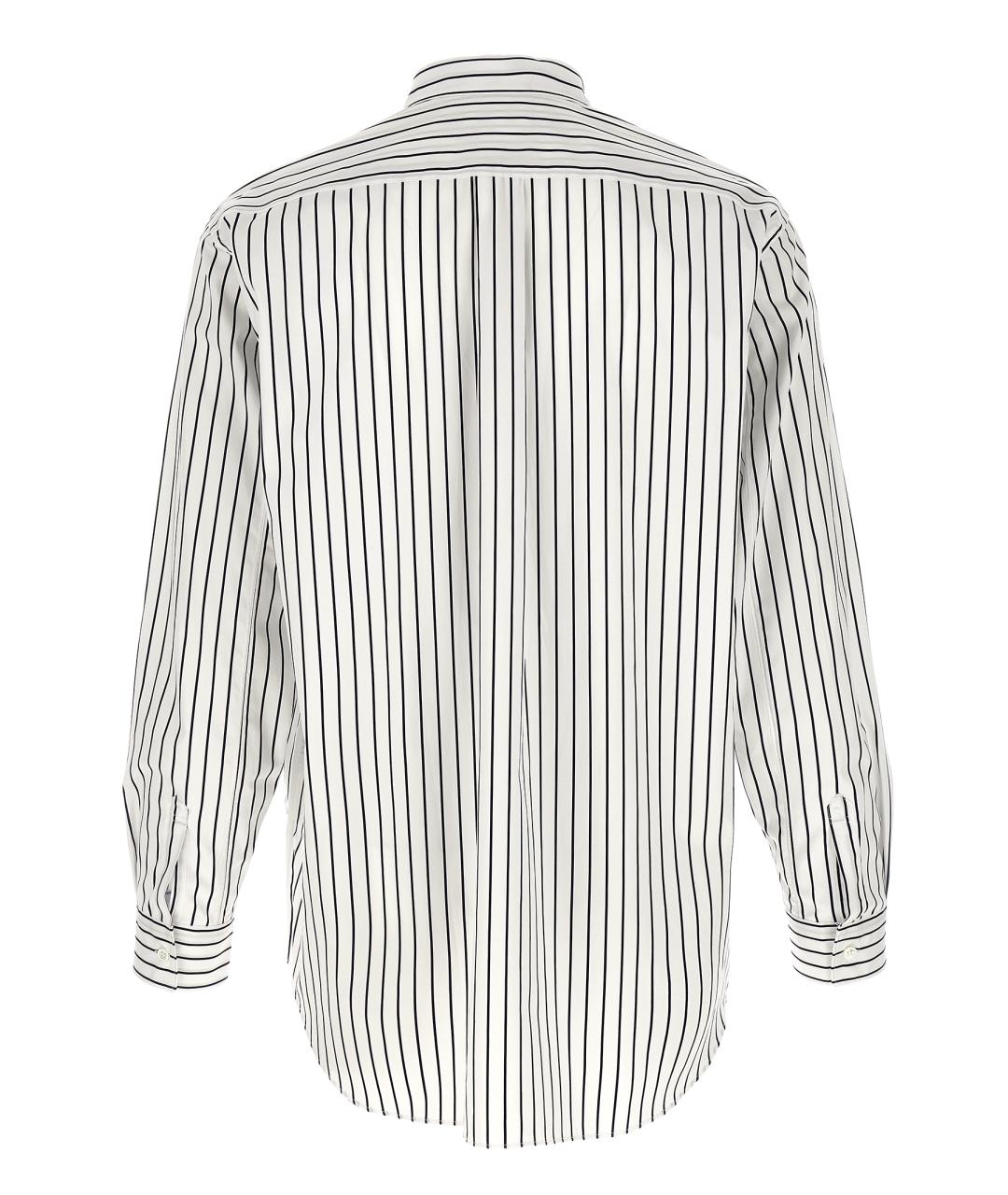 COMME DES GARÇONS SHIRT Белая хлопковая кэжуал рубашка, фото 2