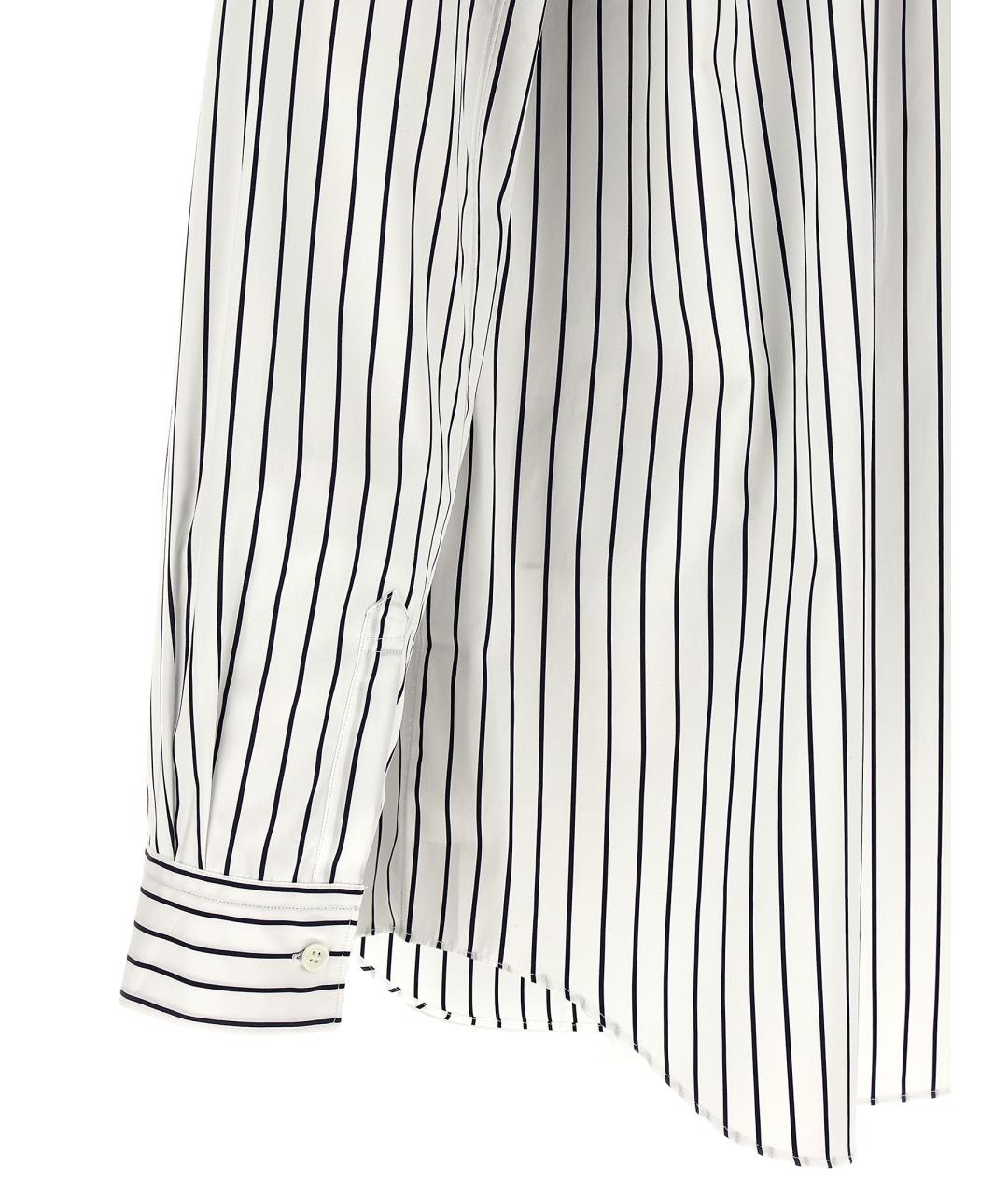 COMME DES GARÇONS SHIRT Белая хлопковая кэжуал рубашка, фото 4