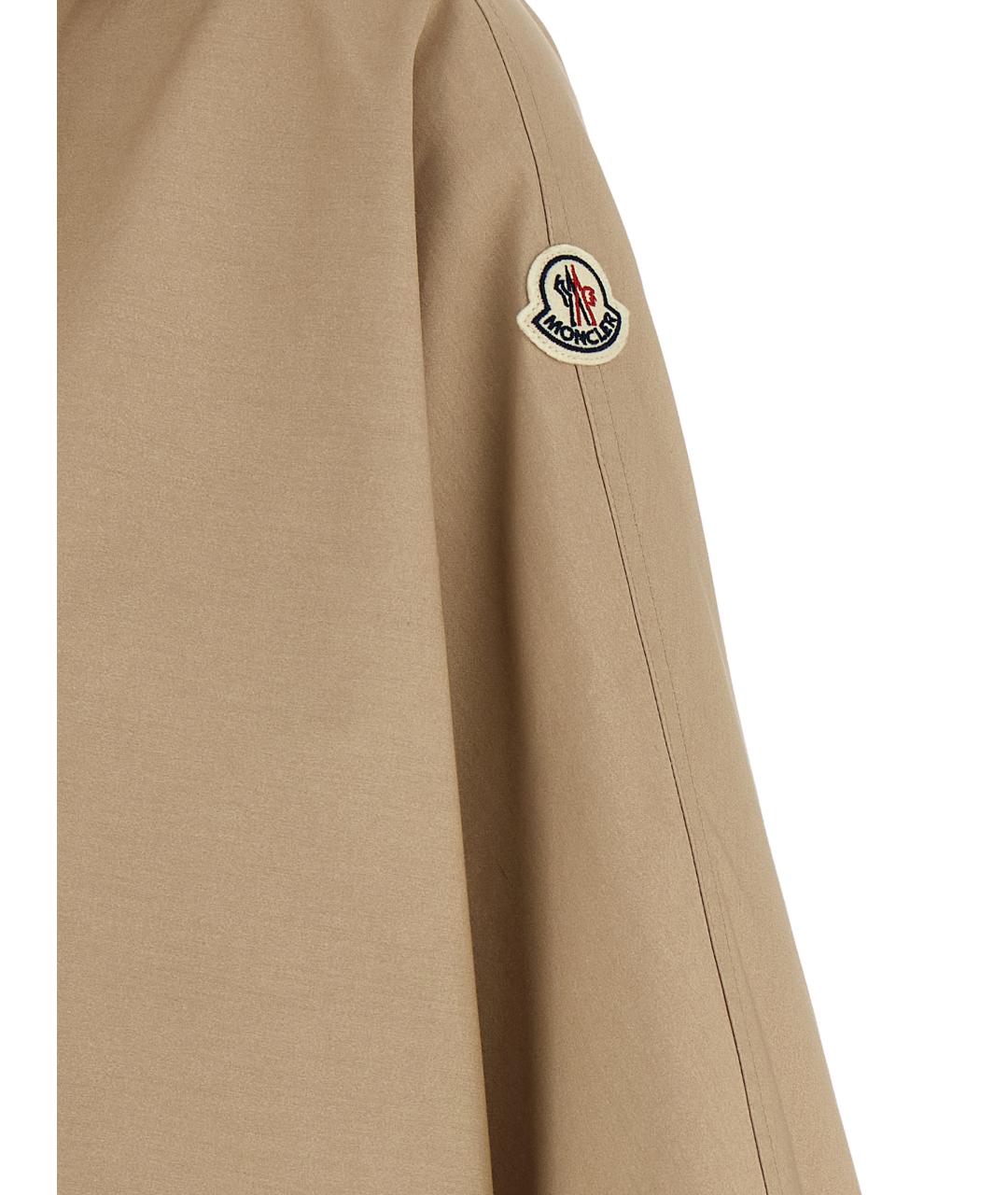 MONCLER Бежевая хлопковая парка, фото 5