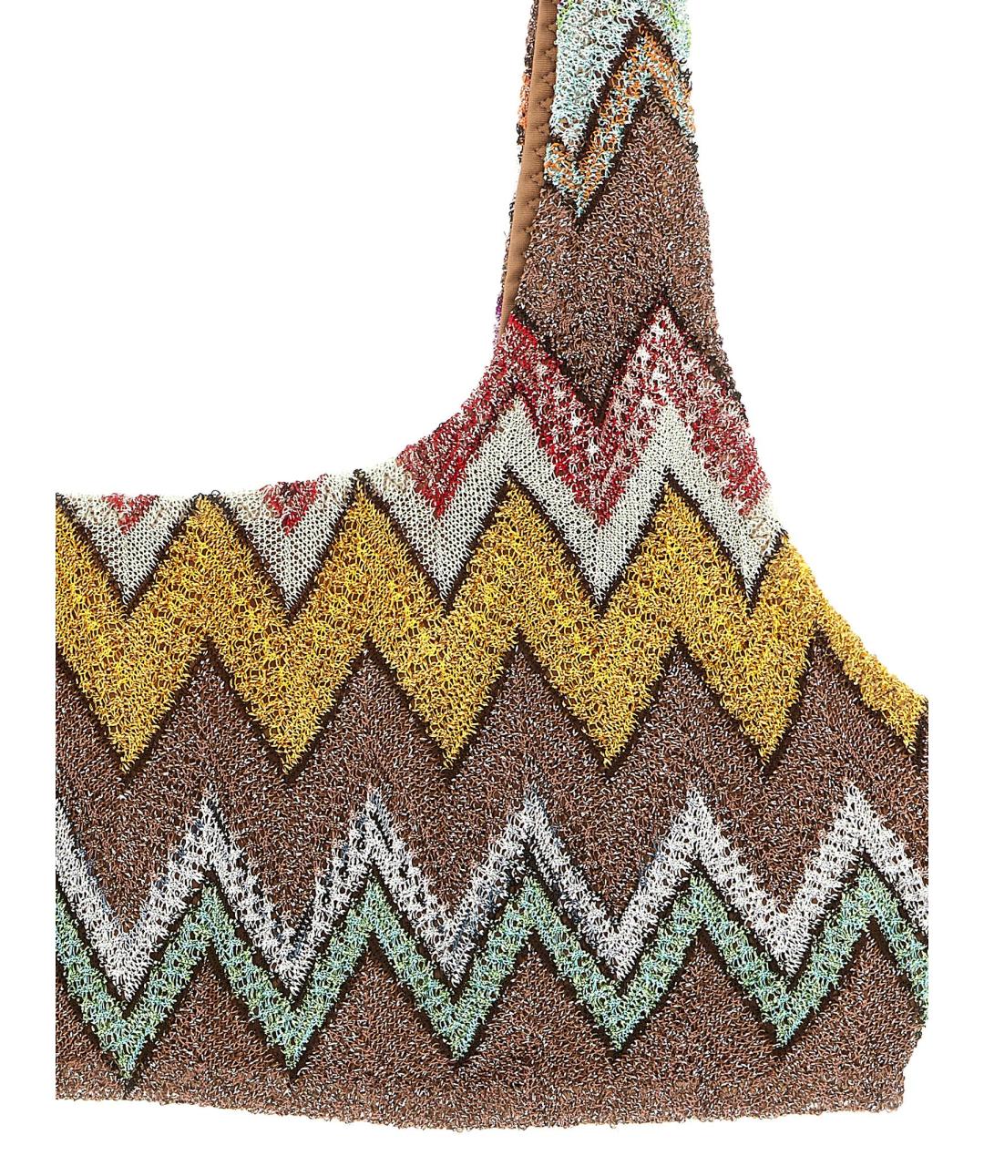 MISSONI Коричневый вискозный купальник, фото 3