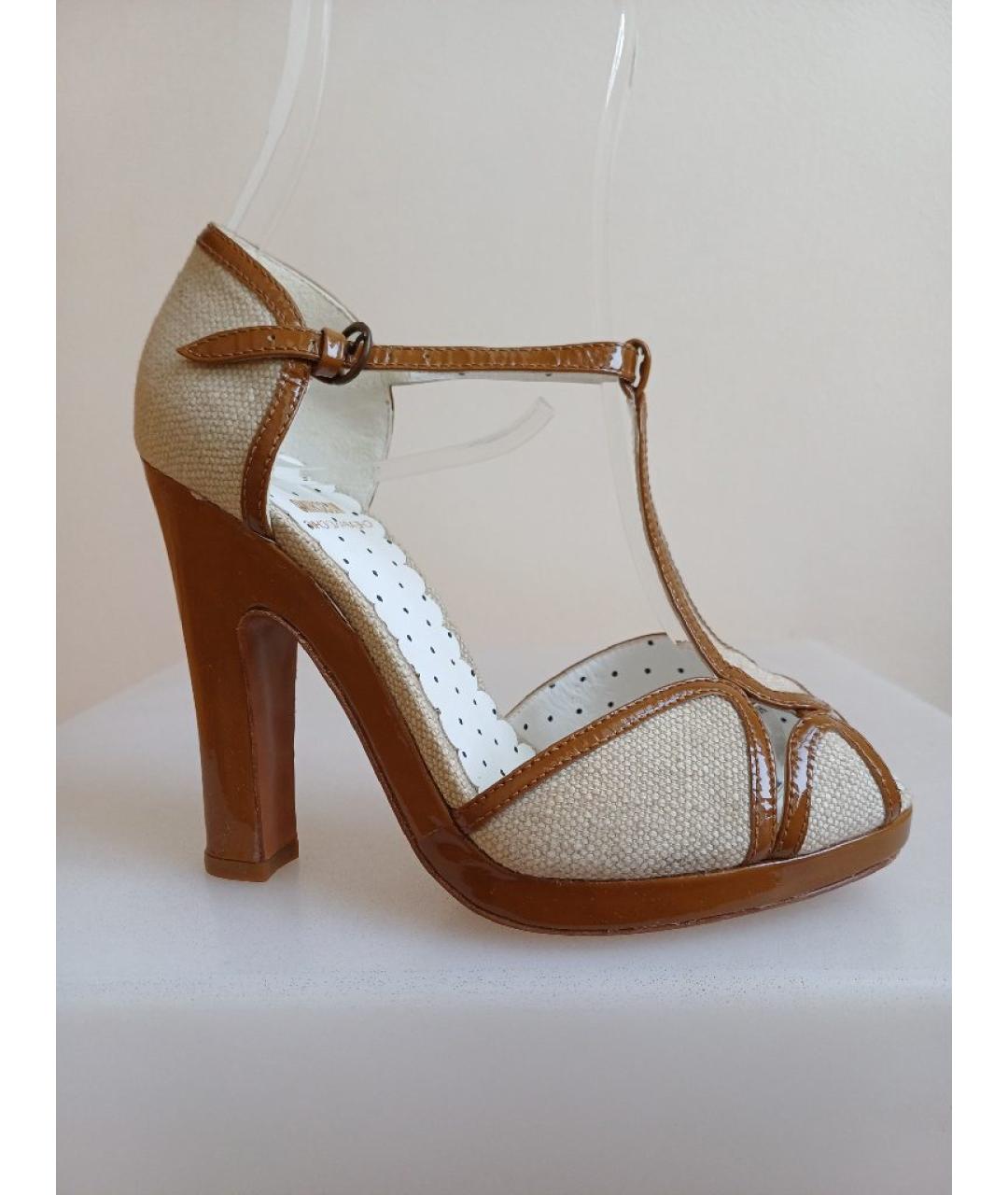 MOSCHINO Мульти кожаные туфли, фото 10