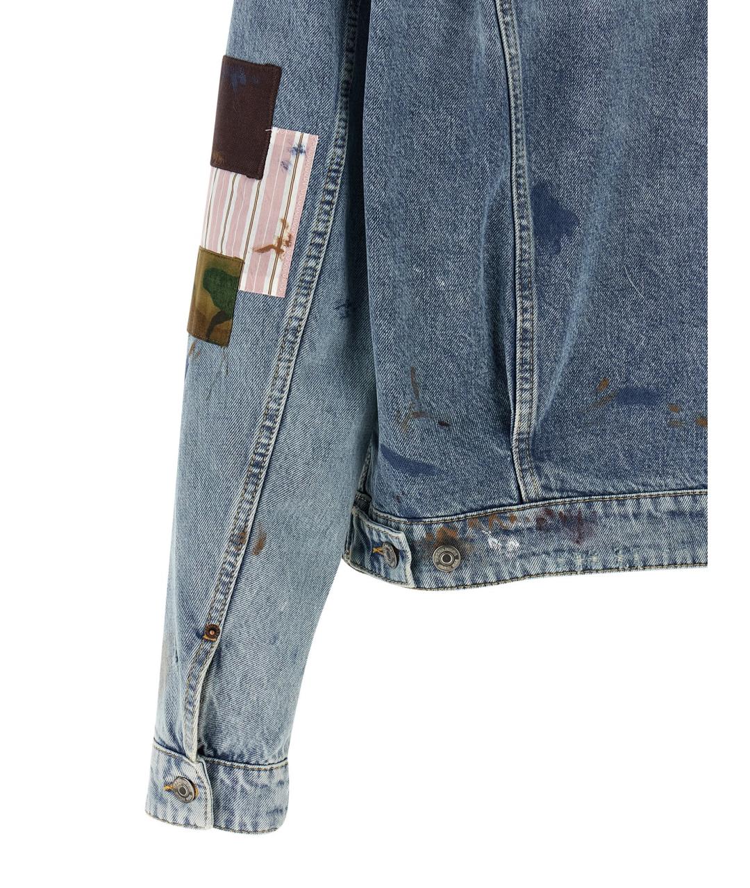 DSQUARED2 Синяя хлопковая куртка, фото 4