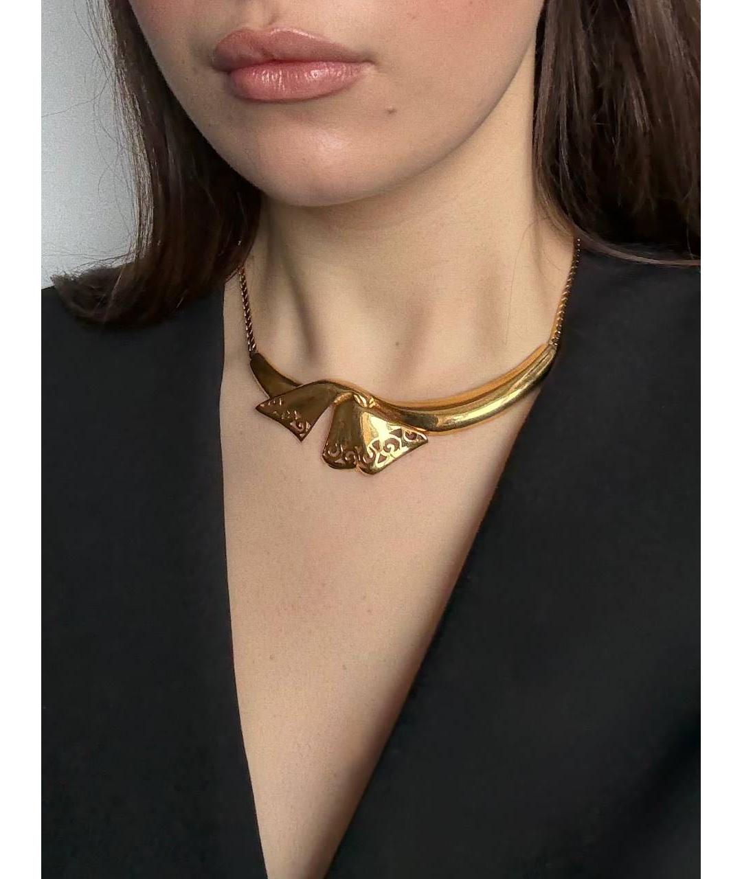 GIVENCHY Золотое металлическое колье, фото 2