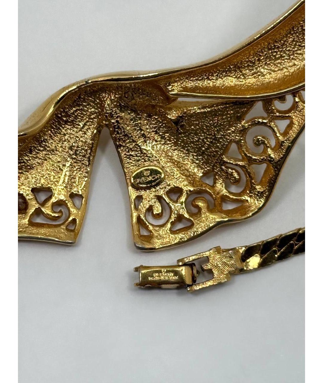 GIVENCHY Золотое металлическое колье, фото 4