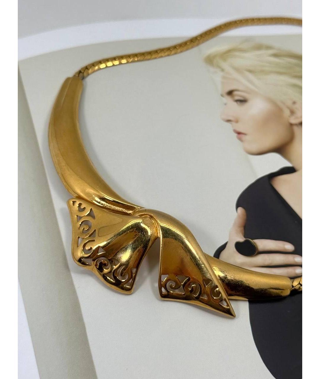 GIVENCHY Золотое металлическое колье, фото 5