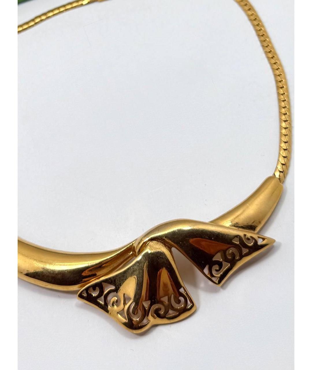 GIVENCHY Золотое металлическое колье, фото 6