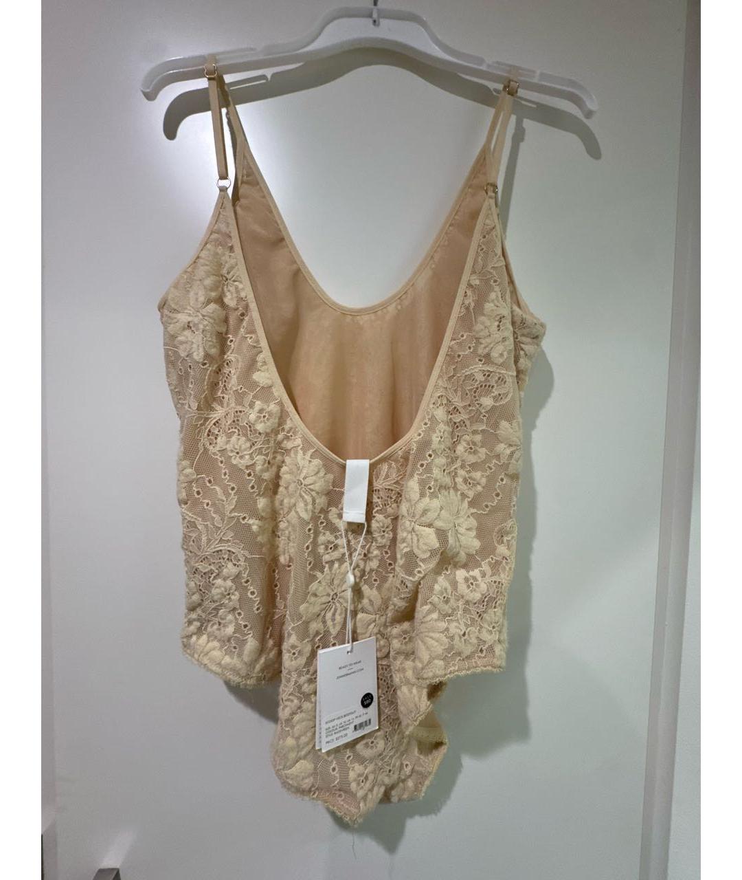 ZIMMERMANN Бежевое полиэстеровое боди, фото 2