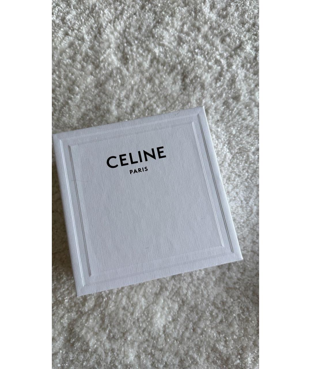 CELINE Бежевый кожаный ремень, фото 5