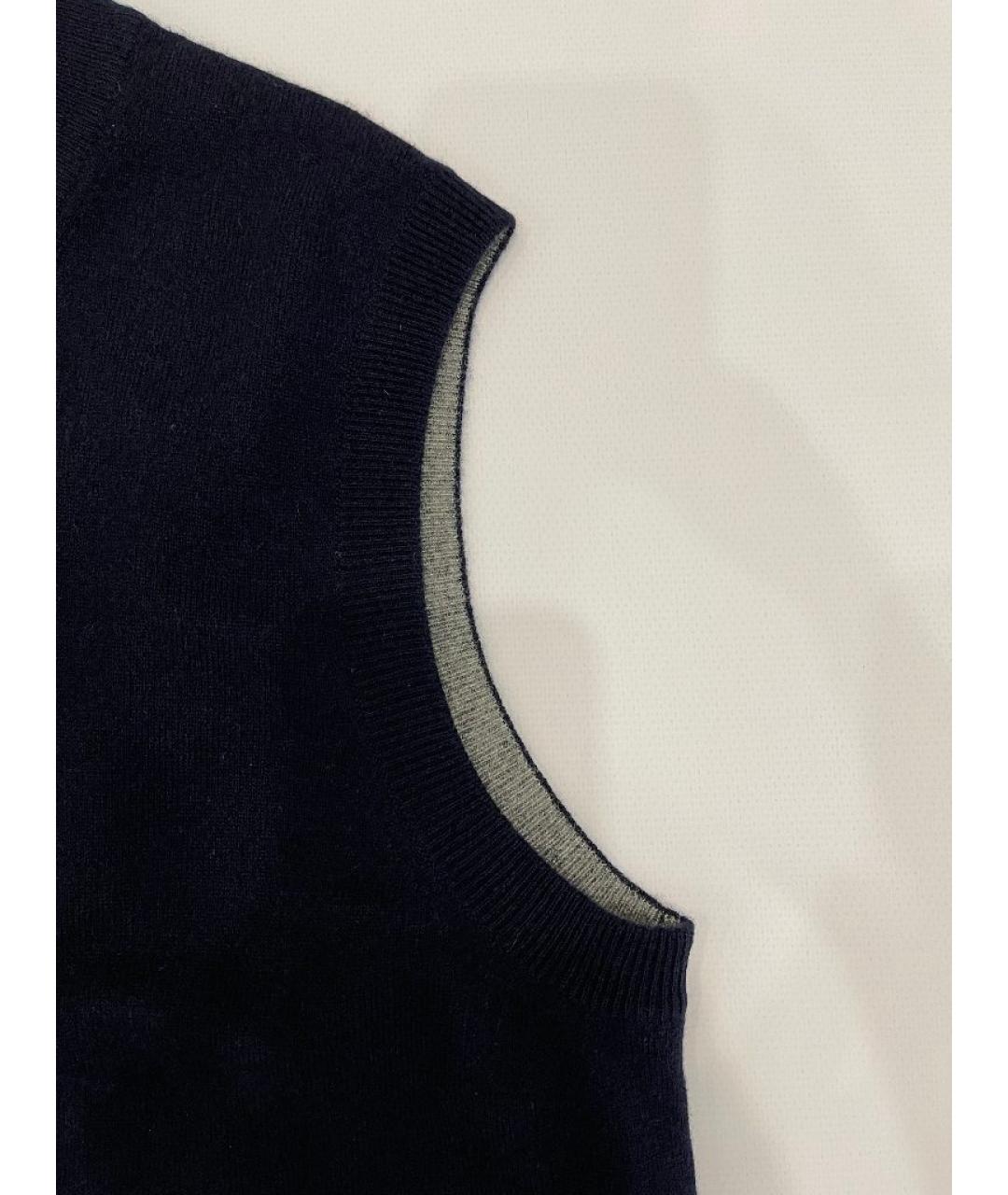 BRUNELLO CUCINELLI Темно-синий кашемировый кардиган, фото 3