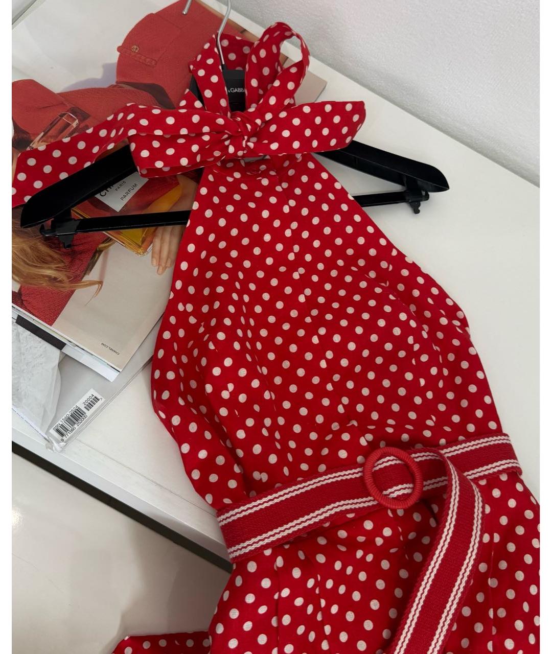 ZIMMERMANN Красный льняной комбинезон, фото 4