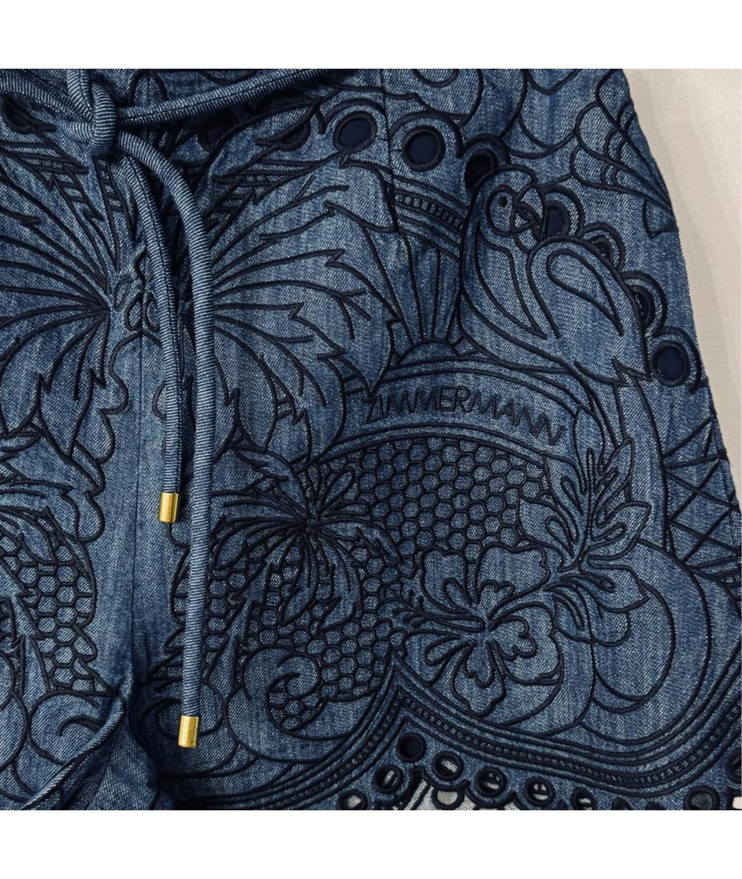 ZIMMERMANN Синий хлопковый костюм с брюками, фото 4