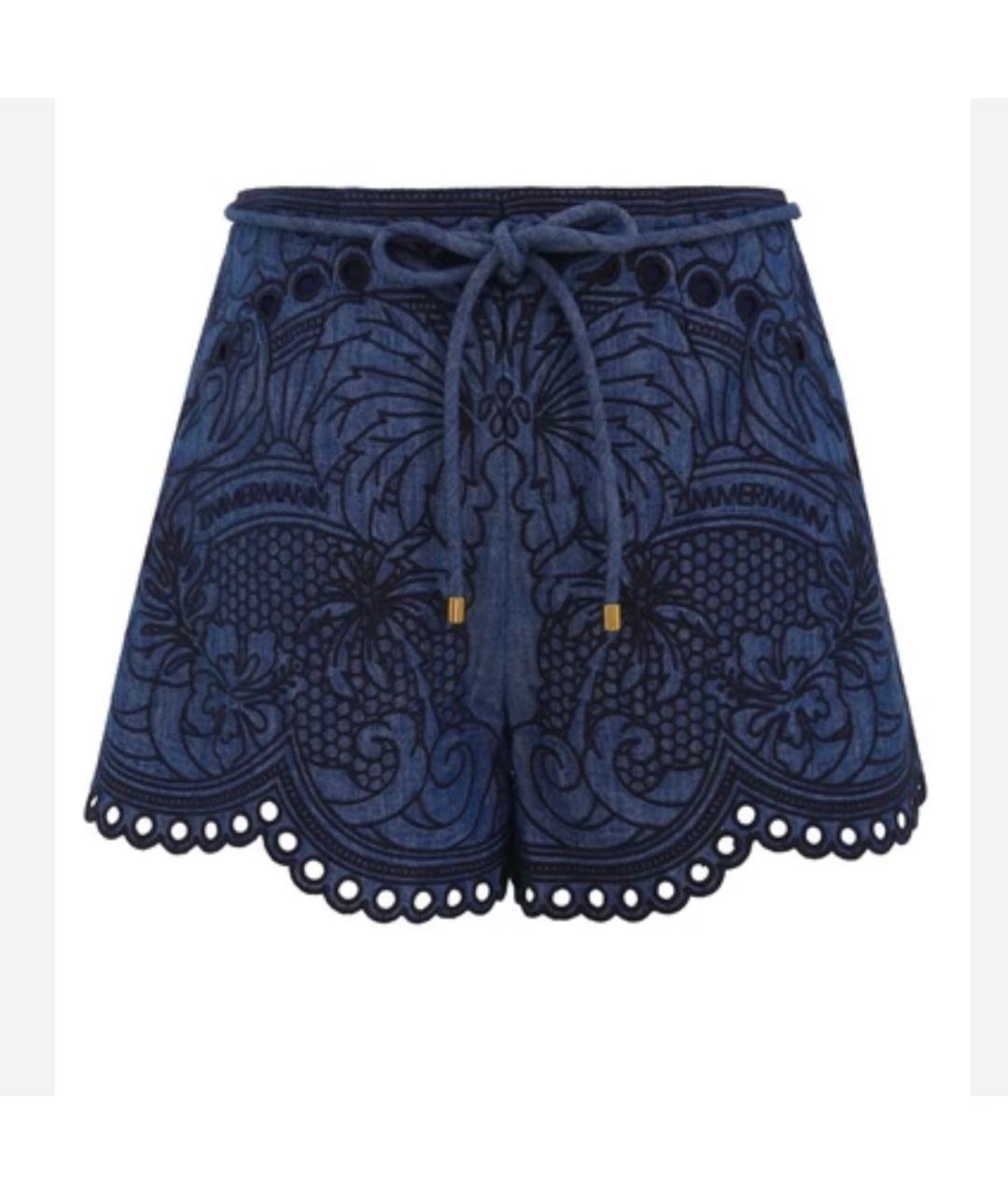 ZIMMERMANN Синий хлопковый костюм с брюками, фото 2