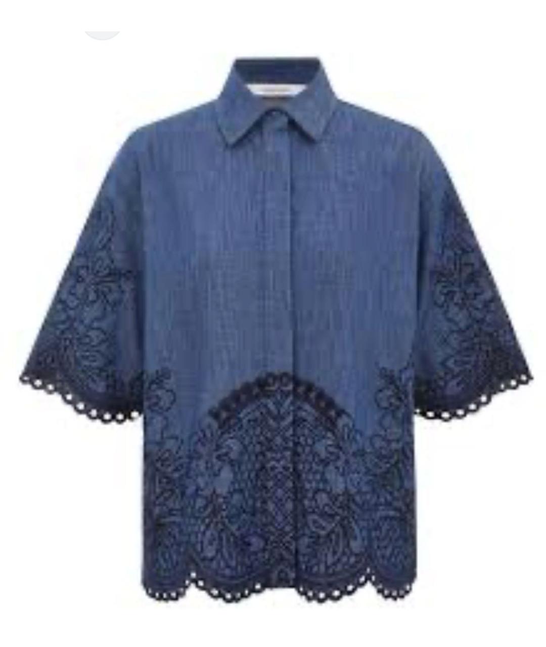 ZIMMERMANN Синий хлопковый костюм с брюками, фото 8