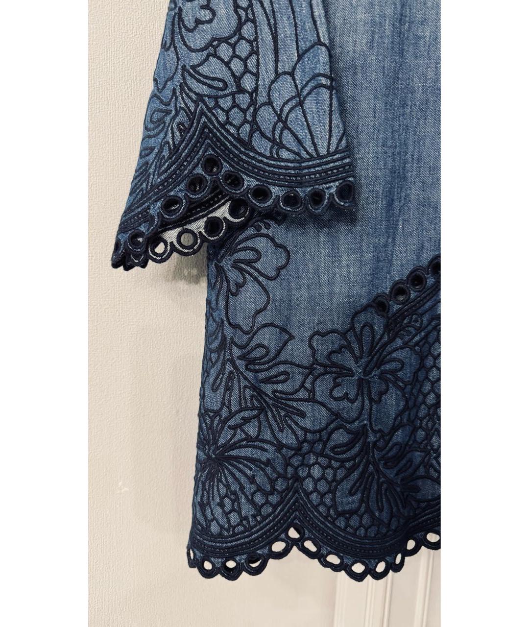 ZIMMERMANN Синий хлопковый костюм с брюками, фото 7