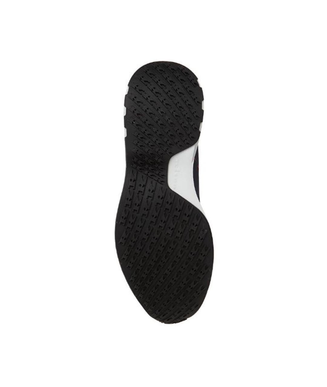 KITON Темно-синие текстильные низкие кроссовки / кеды, фото 5