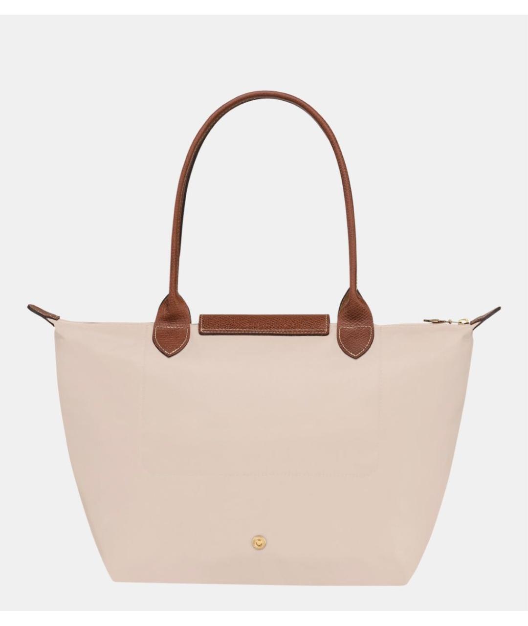 LONGCHAMP Бежевая сумка тоут, фото 3
