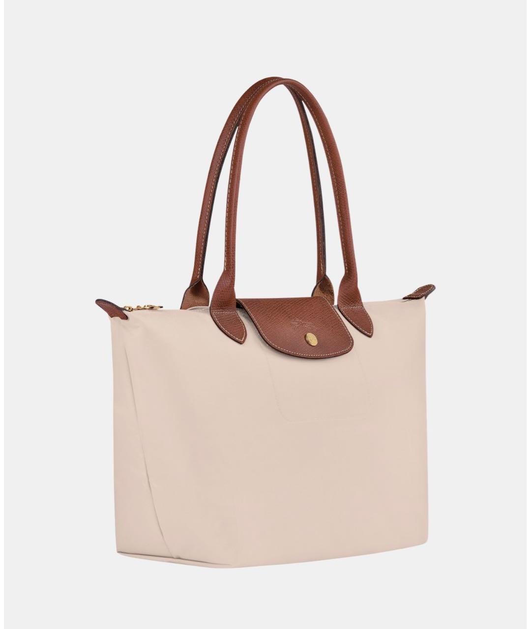 LONGCHAMP Бежевая сумка тоут, фото 2