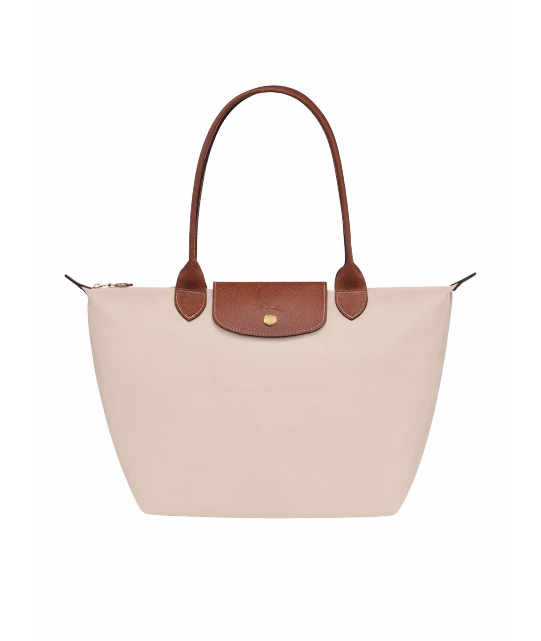 LONGCHAMP Бежевая сумка тоут, фото 1