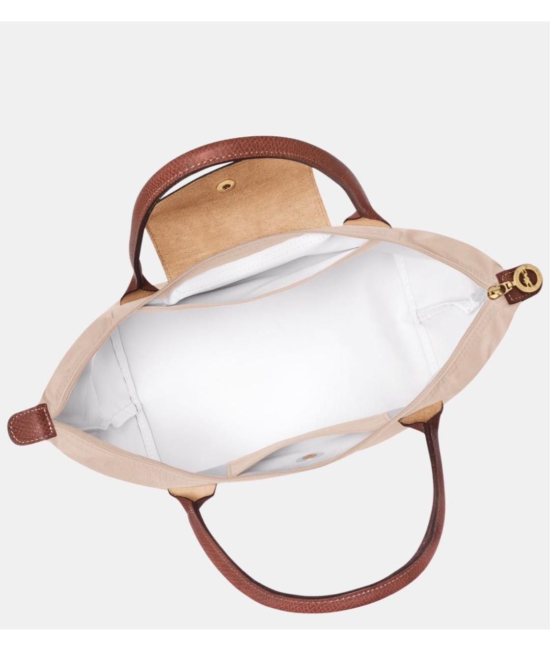 LONGCHAMP Бежевая сумка тоут, фото 4