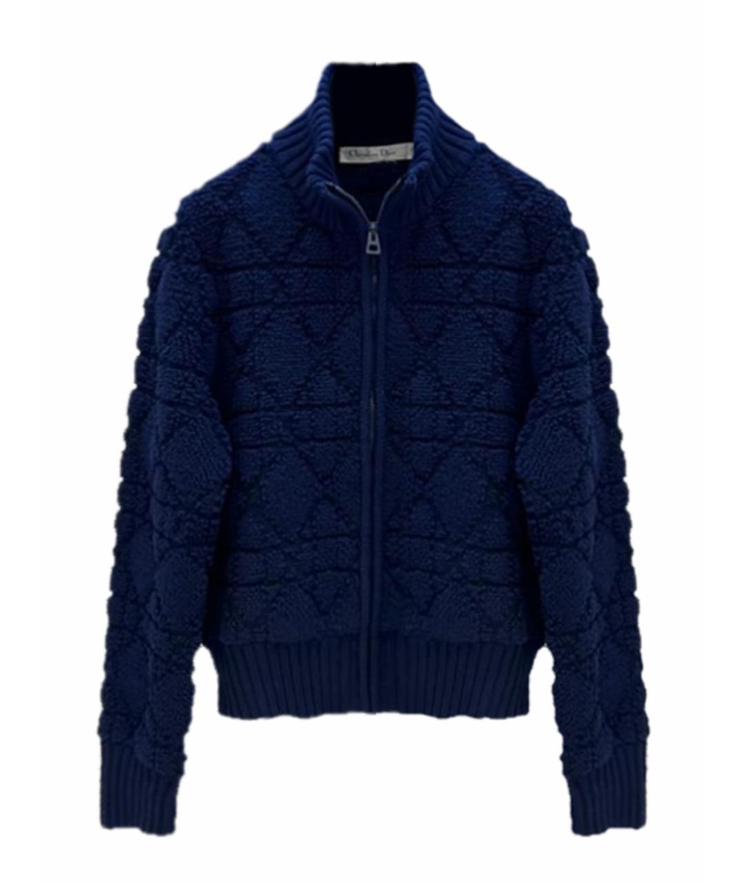 CHRISTIAN DIOR Темно-синий кардиган, фото 1
