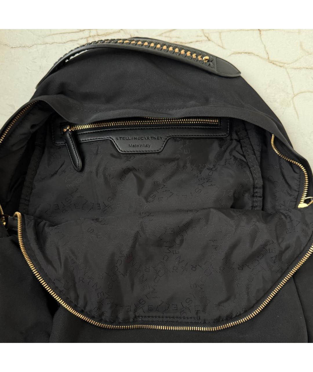 STELLA MCCARTNEY Черный тканевый рюкзак, фото 4