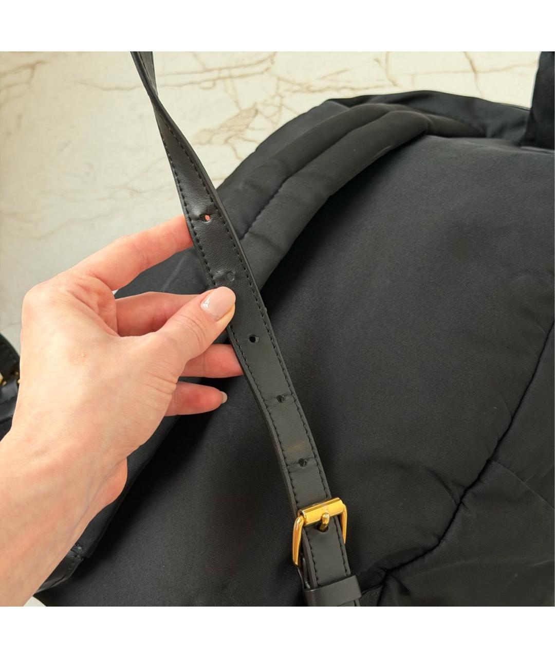 STELLA MCCARTNEY Черный тканевый рюкзак, фото 6