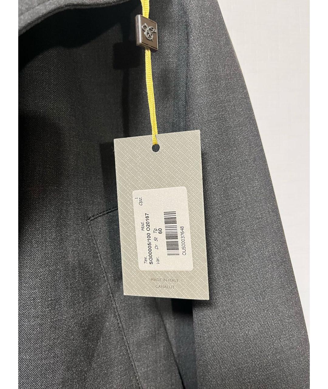 CANALI Серая шерстяная куртка, фото 3