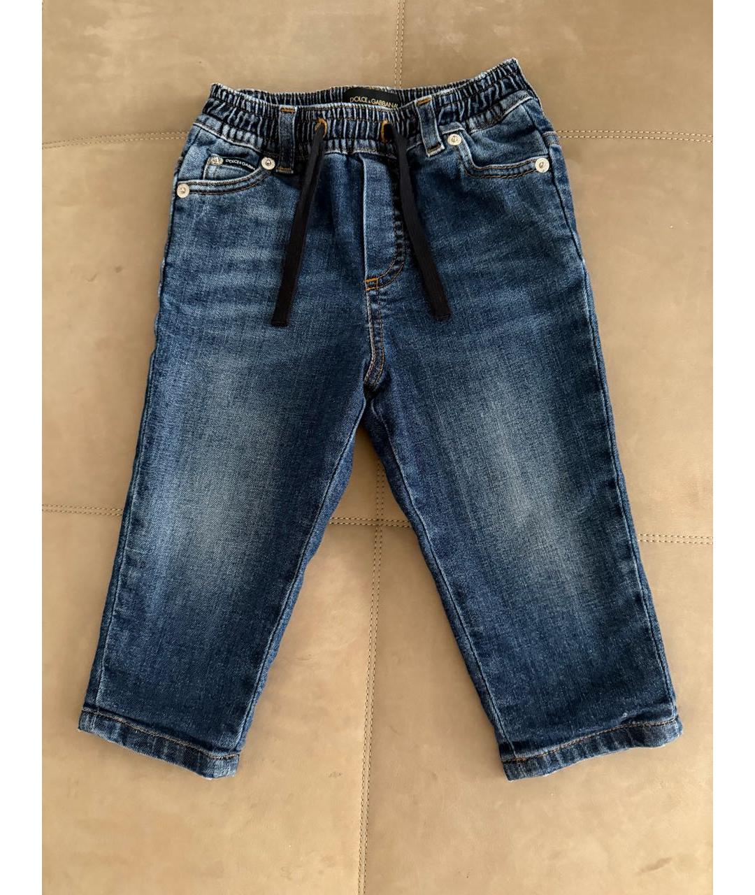 DOLCE&GABBANA Синие деним детские джинсы, фото 5