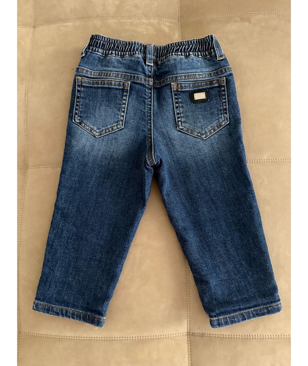 DOLCE&GABBANA Синие деним детские джинсы, фото 2