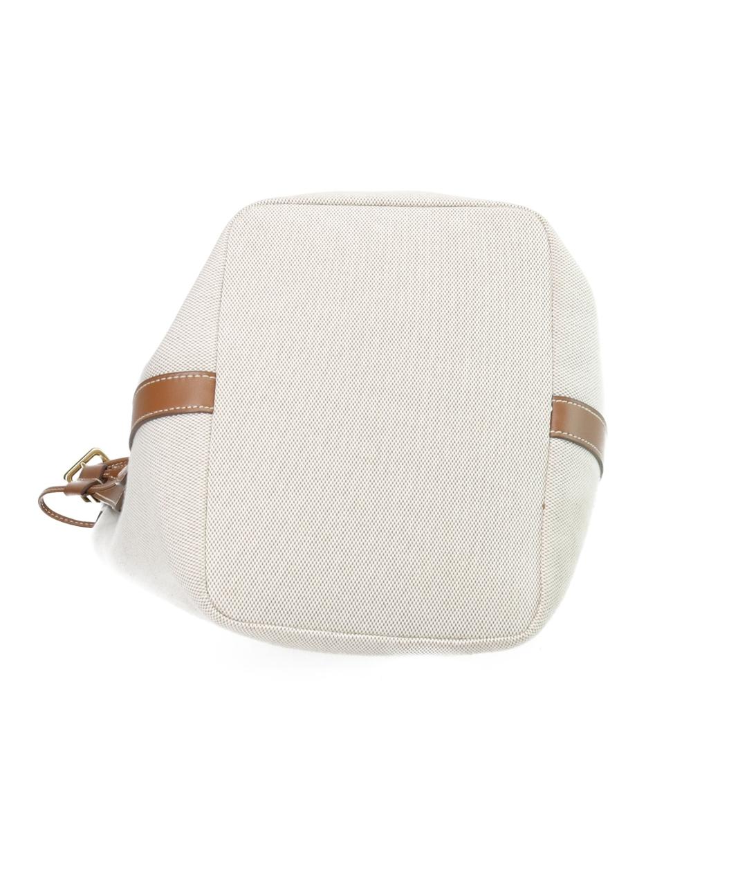 MIU MIU Бежевая тканевая сумка через плечо, фото 5