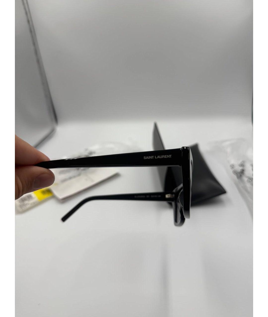 SAINT LAURENT Черные солнцезащитные очки, фото 3