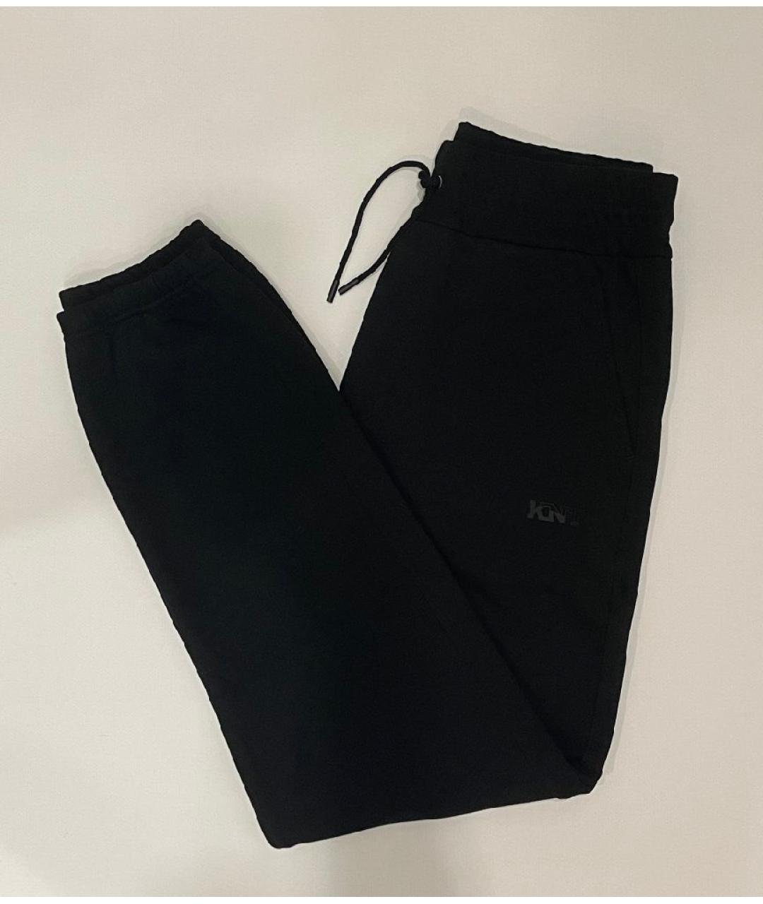 KITON Черные хлопковые повседневные брюки, фото 3