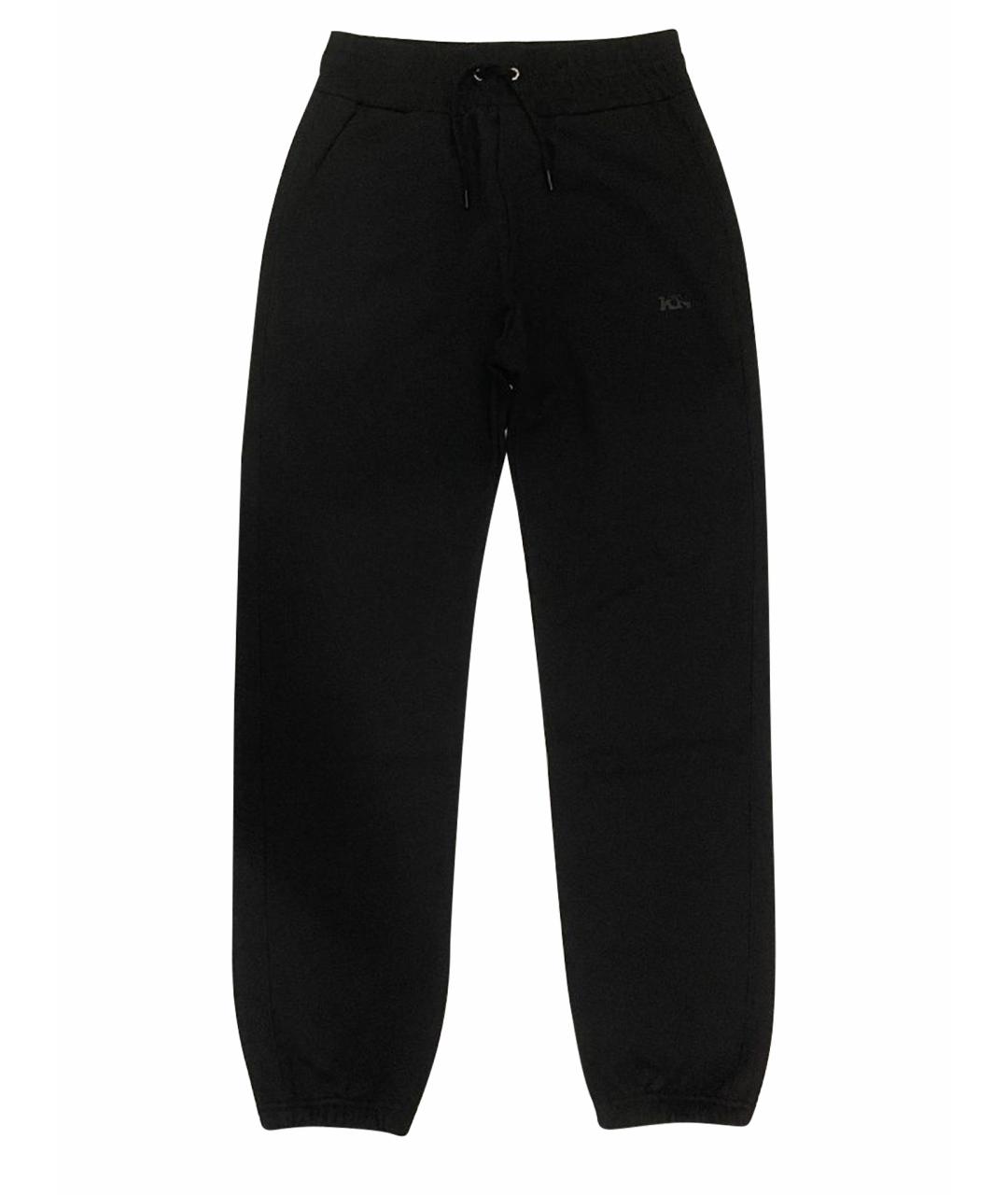 KITON Черные хлопковые повседневные брюки, фото 1