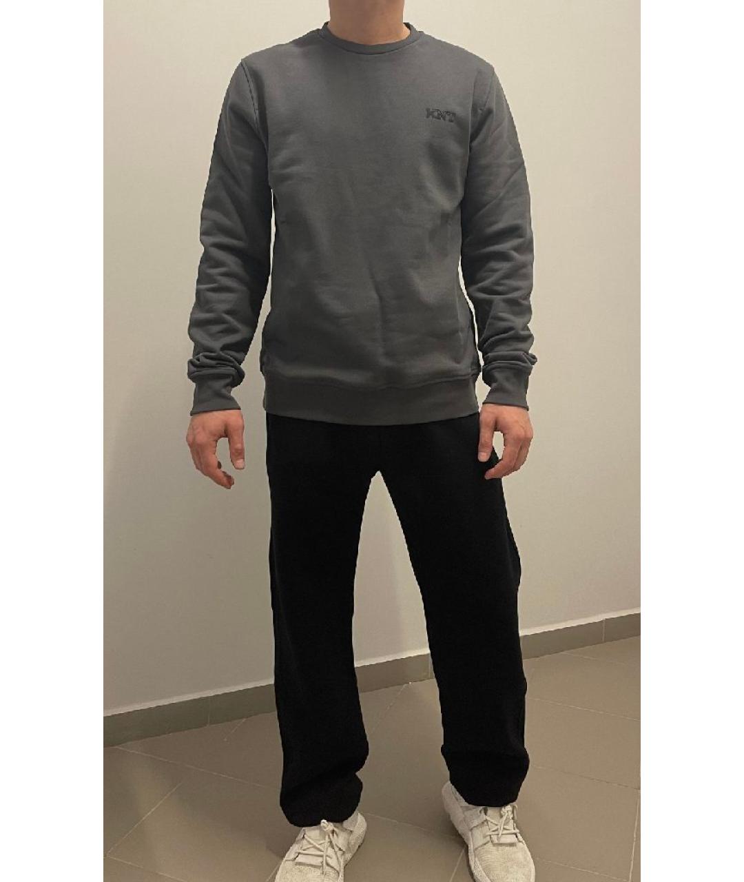 KITON Черные хлопковые повседневные брюки, фото 4