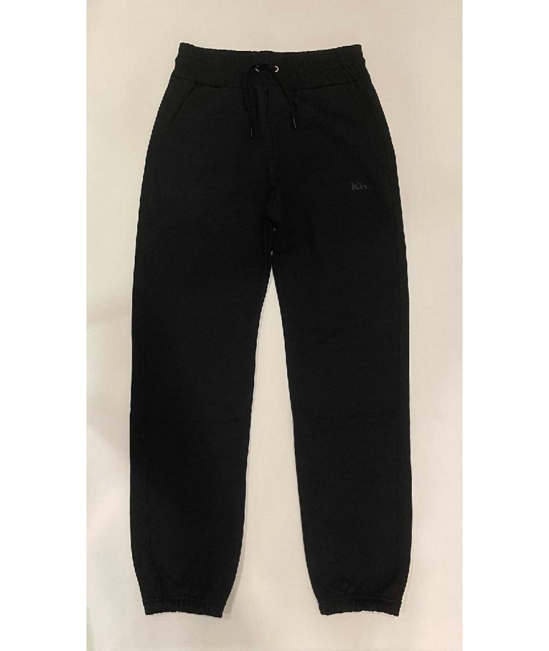 KITON Черные хлопковые повседневные брюки, фото 6